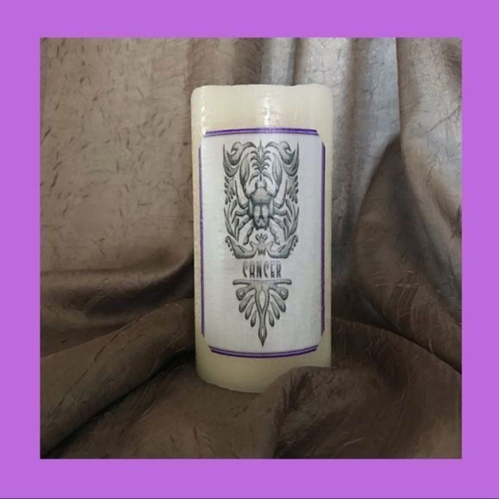*30off3*‎ 
NWOT. Cancer ♋️ Zodiac Battery Operated Flameless Candle with Timer.​